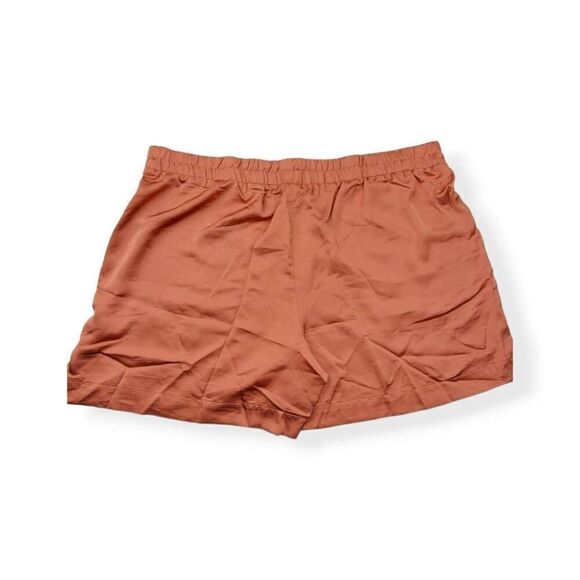 A New Day Orange Silky Shorts 4X - Picture 2 of 4